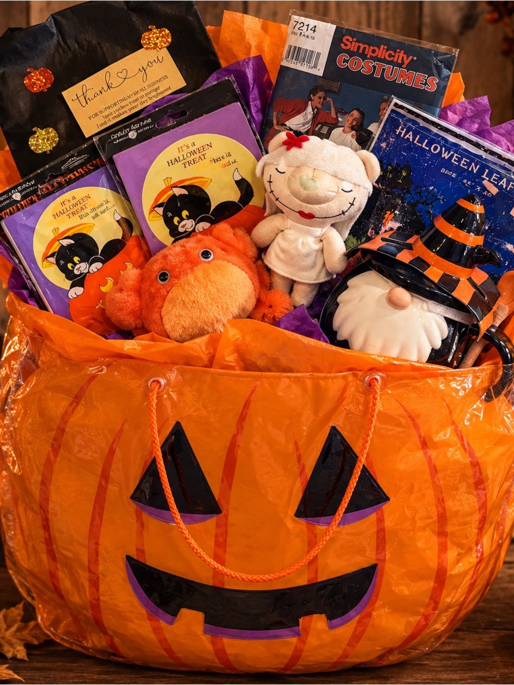 Ultimate Halloween Boo Bag Bundle 10+ Items - Vintage Halloween